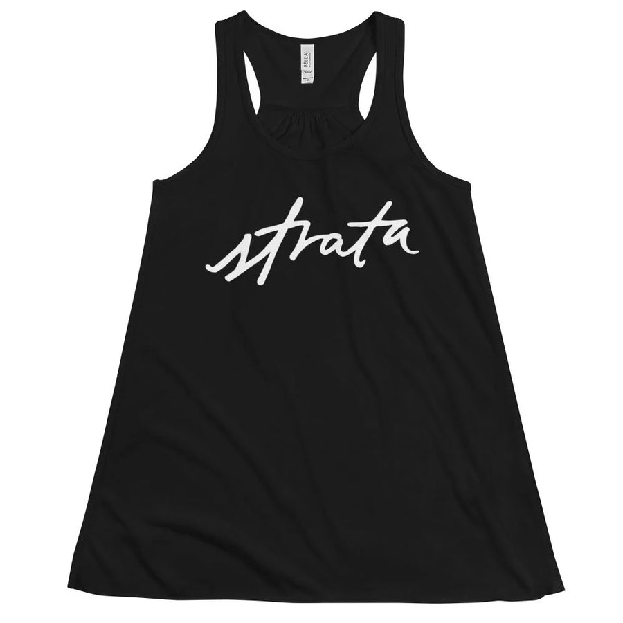 Simple Script Flowy Racerback Tank